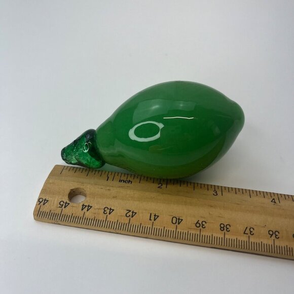 Royal Gallery Hand Blown Glass Fruit 7 PCS Sculptural Fruit Decor Paper Weight M - Picture 15 of 16